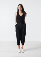 Load image into Gallery viewer, Fancy Wool Pant in Black