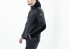 Load image into Gallery viewer, Prince Leather Field Jacket in Meteor