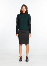 Load image into Gallery viewer, Boucle Turtle Neck in Green/Black
