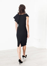 Load image into Gallery viewer, Asymmetric Dress in Black
